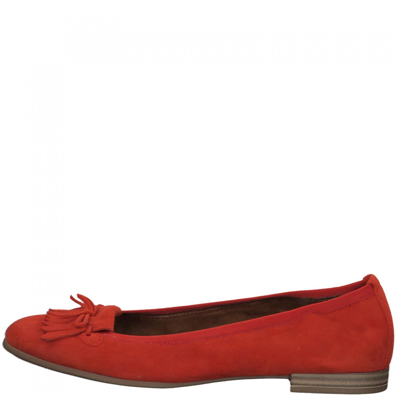 Tamaris Webshop | Tamaris Balerina Melegbéléses 1 1 22117 24 572 Tamaris bőr női cipő 1 22117 24 001 fekete | Női cipő