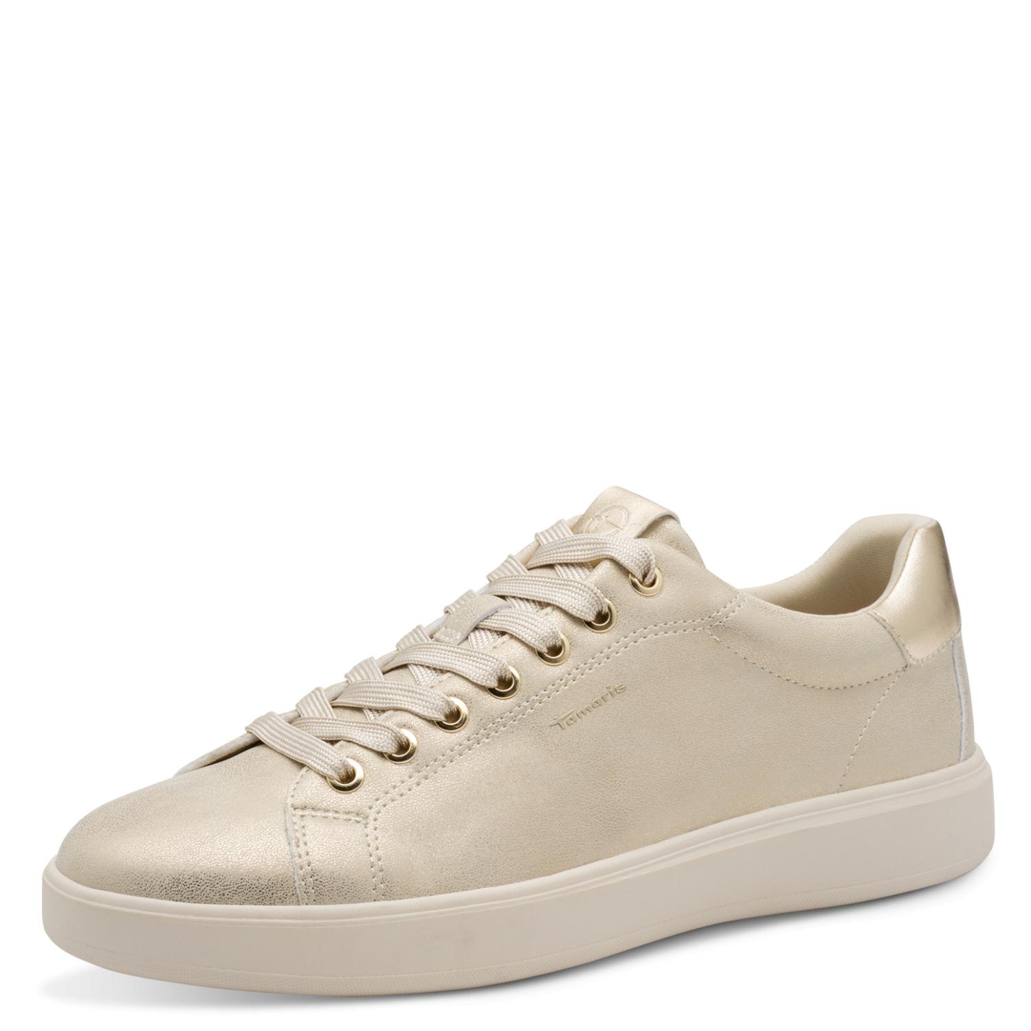 Baskets Tamaris Femme 1-23720-43 - Semelle Basse Confort, Style Unisexe Blanc, Fabrication Végane