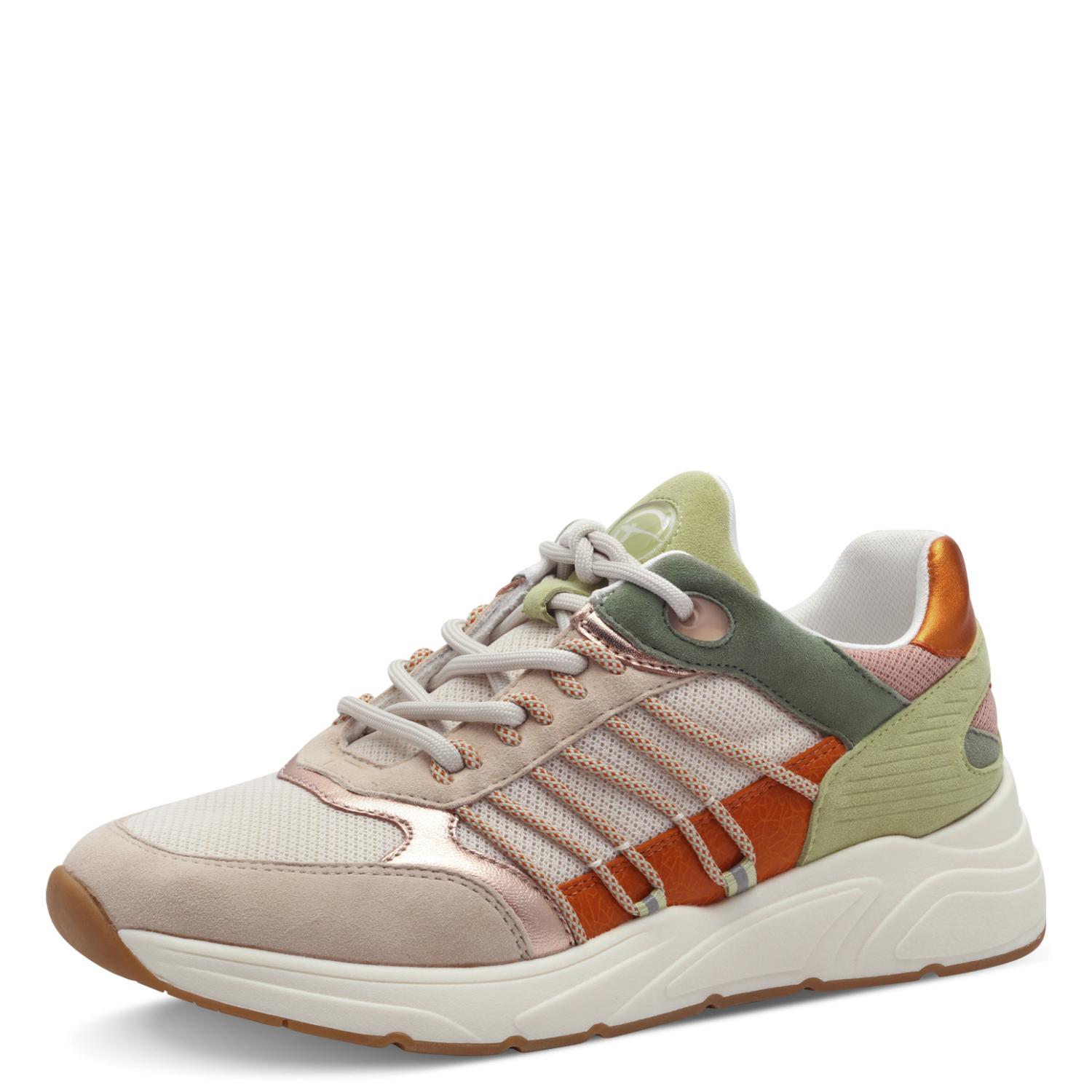 Tamaris Tamaris Damen Sneaker Schnürschuh, Leder