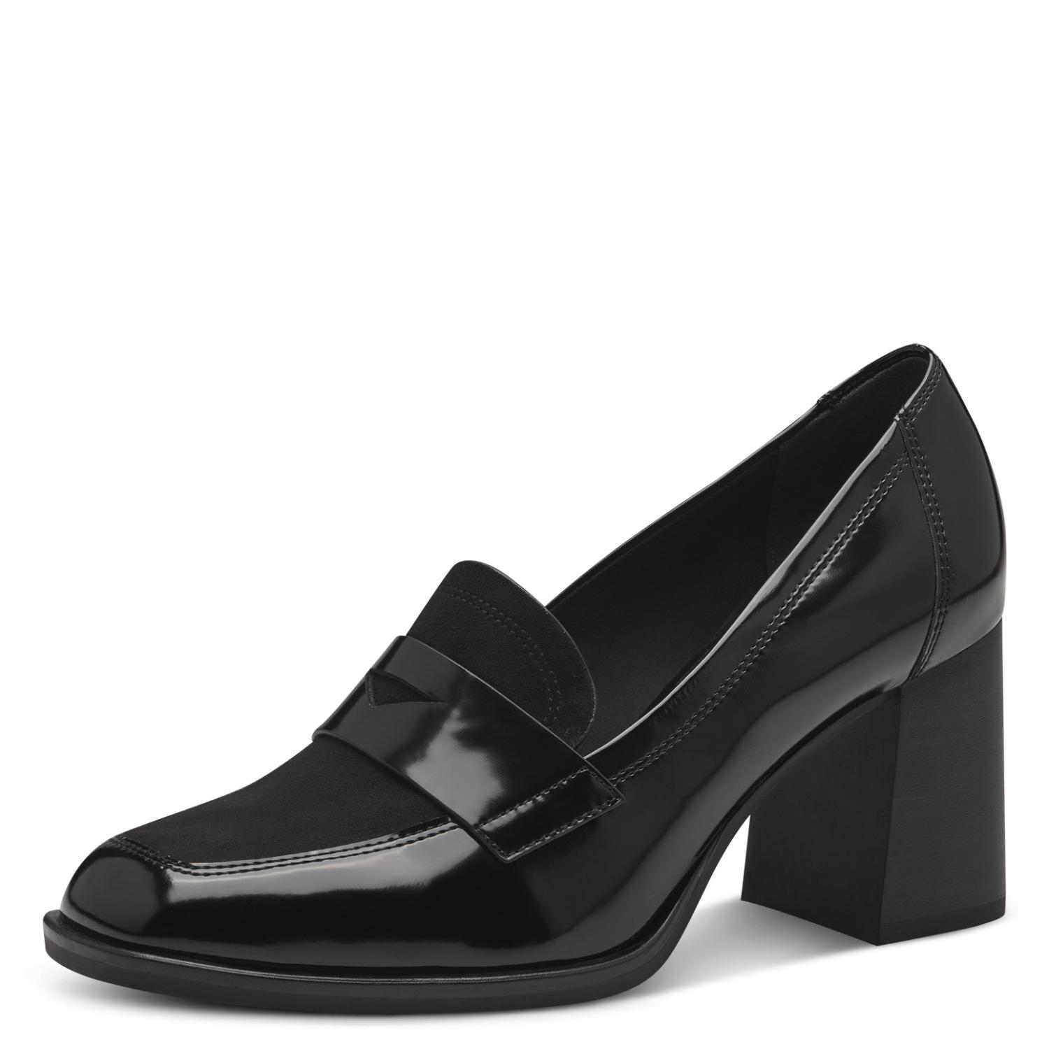 Tamaris Dames Oxford Tamaris Dámské Elegantní Polobotky černé 24438 41 020 BLKmatt Dames Oxford Schoen