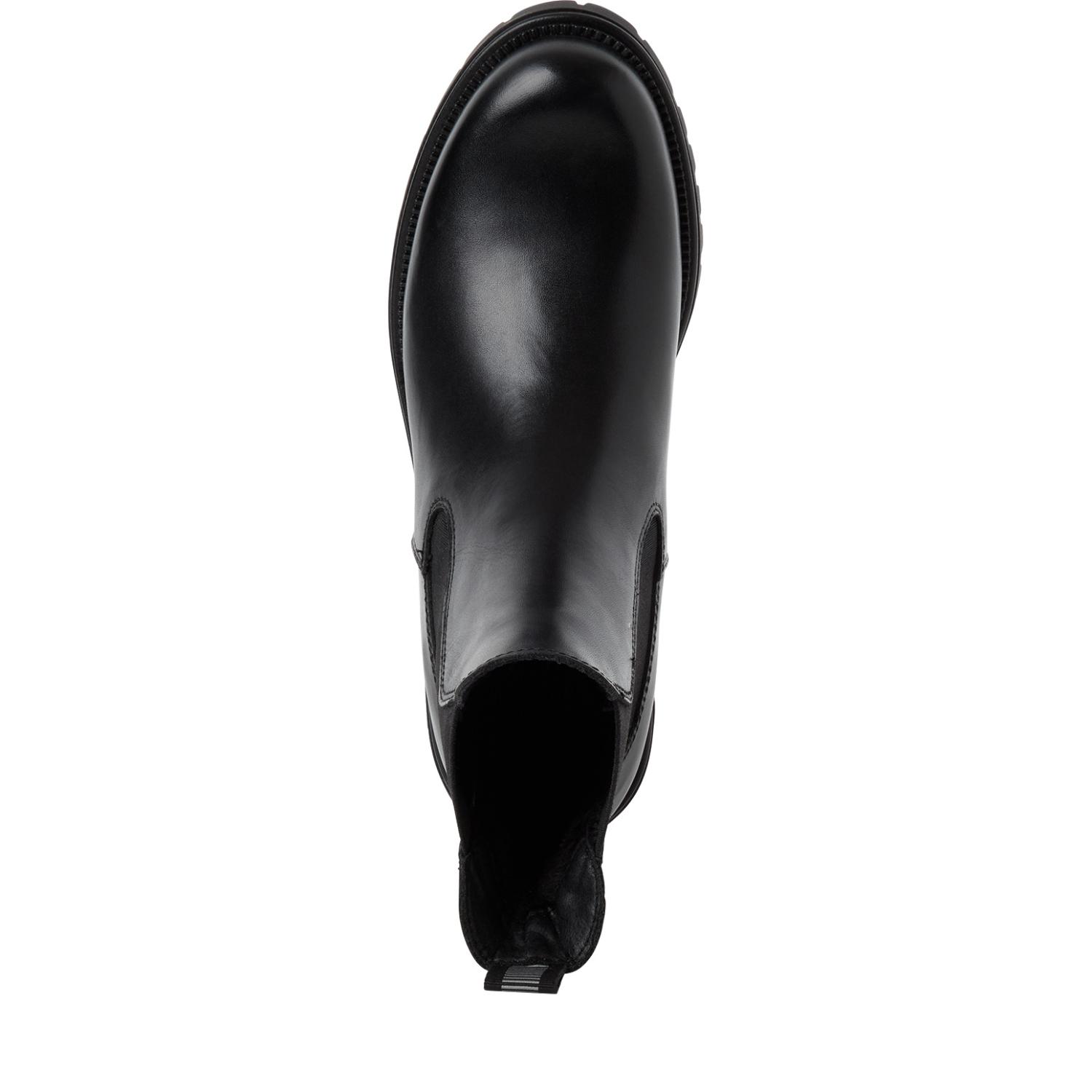 Bottines Chelsea Tamaris Pour Femme - Modèle 1-25427-41 En Daim, Talon Bloc 3 Cm, Confort Mémoire De Forme