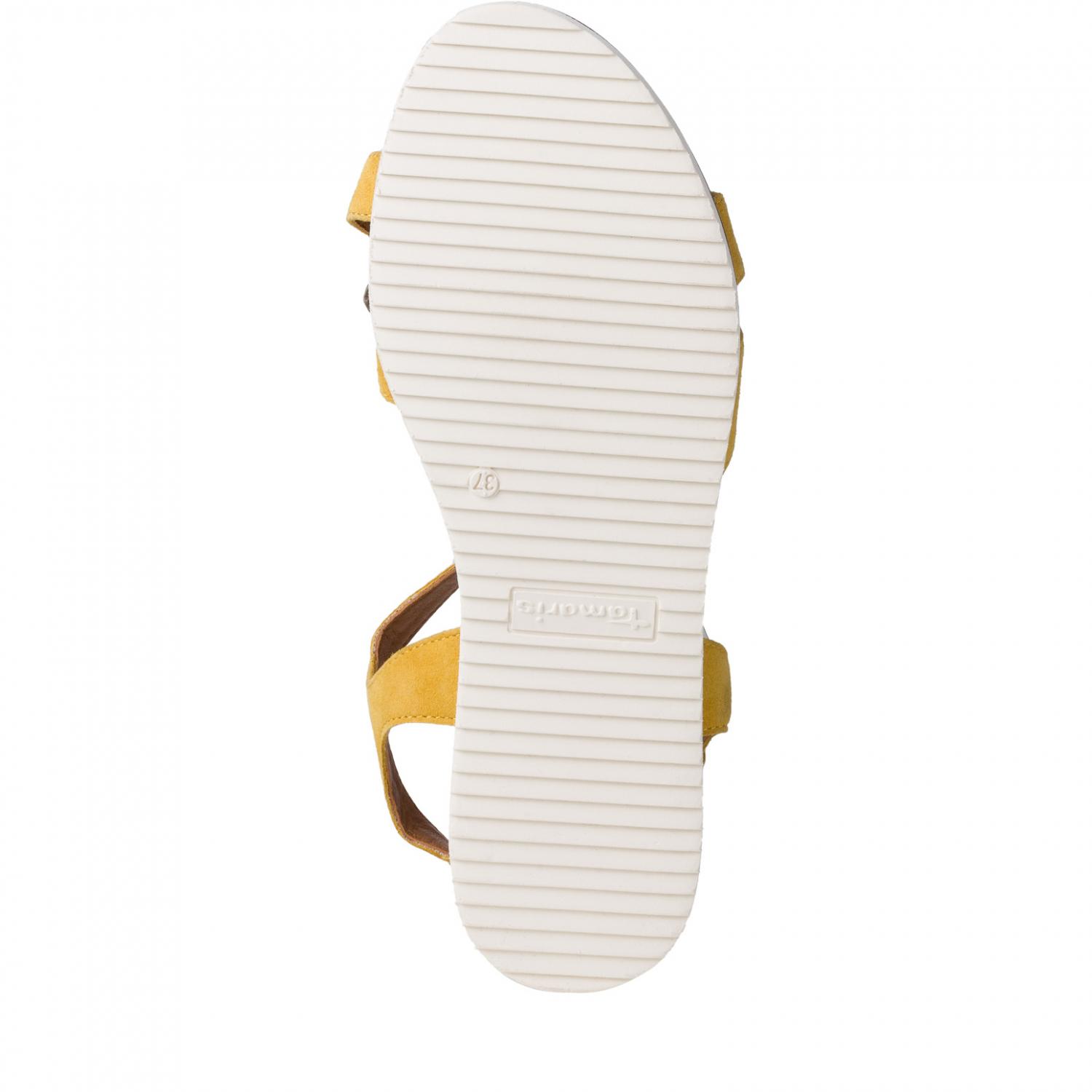 Tamaris hotsell yellow sandals