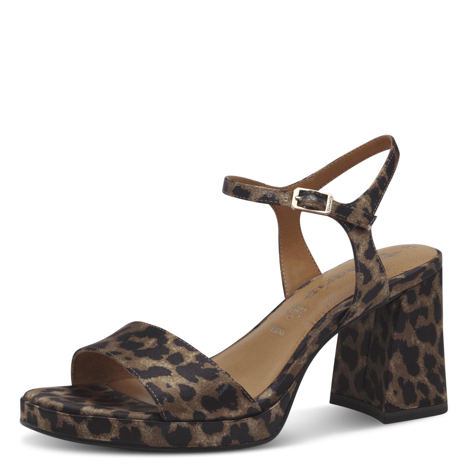 Tamaris Sandali con zeppa - nut/marrone